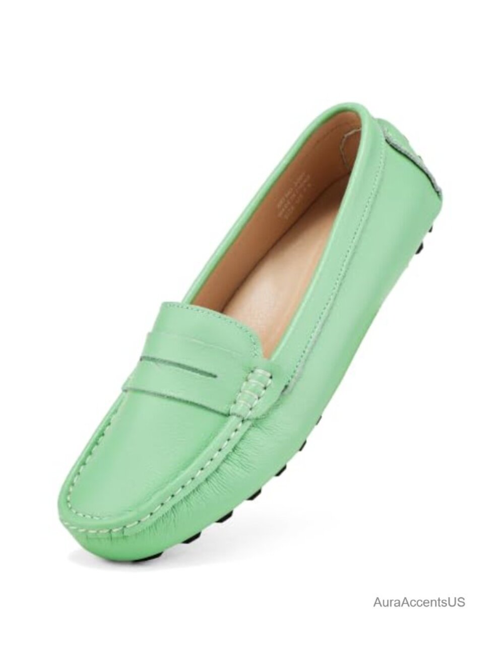 Genuine Leather Penny Loafers Classic Driving Mocc Slip On Comfort